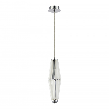 ST LUCE SL1242.153.01 Светильник подвесной ST-Luce Хром/Молочный G9 1*5W 4000K ЧИАРА
