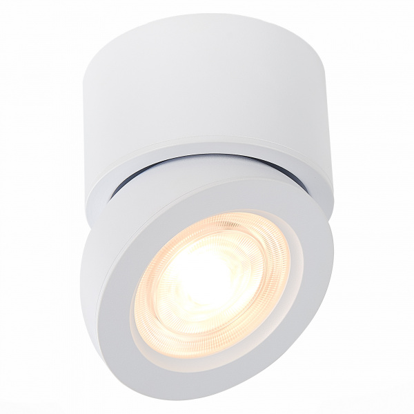 ST LUCE ST654.542.10 Светильник потолочный Белый LED 1*10W 4000K 850Lm Ra>90 38° IP20 D95xH96 180-240V Накладные светильники