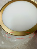 ST LUCE utsenka-SL6508.203.01 Светильник подвесной ST-Luce Матово Золотистый/Белый LED 1*60W 4000K РИО