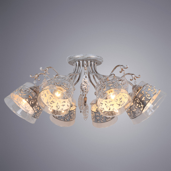 Потолочная люстра Arte Lamp CALICE A9081PL-8WG