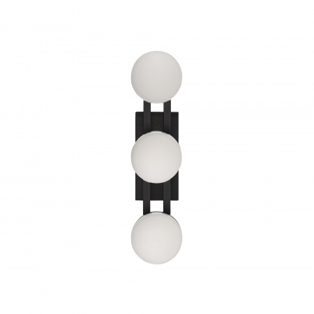ST LUCE SL6610.401.03 Светильник настенный ST-Luce черный/белый LED 1*6W 4000K МОНРО