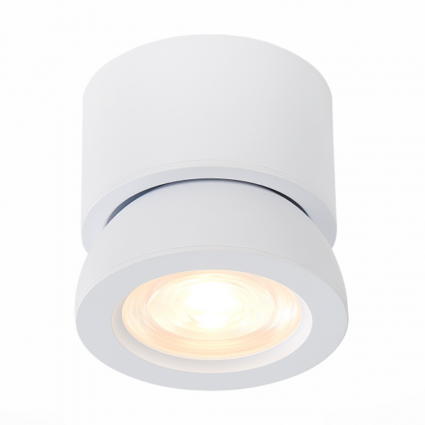 ST LUCE ST654.542.10 Светильник потолочный Белый LED 1*10W 4000K 850Lm Ra>90 38° IP20 D95xH96 180-240V Накладные светильники