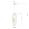 ST LUCE SL1522.533.01 Светильник подвесной ST-Luce белый/белый E27 1*25W ВАБИ САБИ