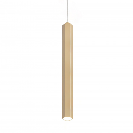 ST LUCE ST614.203.06 Светильник подвесной ST-Luce Золотистый/Золотистый LED 1*6W 4000K 330Lm 36° D32xH1900 Подвесные светильники
