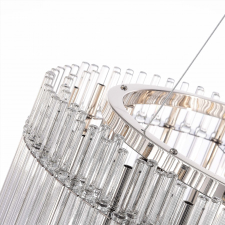 ST LUCE SL1656.113.06 Люстра подвесная ST-Luce Никель/Прозрачный E14 6*40W ЭПИКА