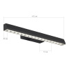 ST LUCE SL1018.401.01 Светильник настенный ST-Luce черный/прозрачный LED 1*11W 4000K ЭВКЛИДИК