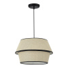 ST LUCE SL1354.413.01 Светильник подвесной ST-Luce Черный/Бежевый, Черный E27 1*40W ДЖЕККИ