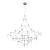 ST LUCE SL6601.113.114 Светильник подвесной ST-Luce Хром/Прозрачный LED 114*0,5W 3000K ГРАВЕТТА
