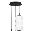ST LUCE SL6121.403.03 Светильник подвесной ST-Luce Черный/Белый LED 3*7,5W 3000K ТАЛИСМАН