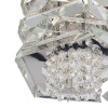 ST LUCE SL6137.103.01 Светильник подвесной ST-Luce никель/прозрачный E14 1*40W СТРОЦЦИ