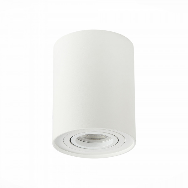 ST LUCE ST108.517.01 Светильник потолочный Белый GU10 1*50W  IP20 D98xH124 220V Без ламп Накладные светильники