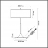 Настольная лампа ODEON LIGHT MODERN 5064/2T
