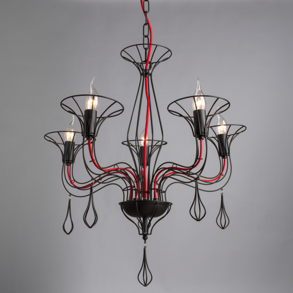 Подвесная люстра Arte Lamp ARTEFACT A3225LM-5BK