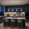 ST LUCE SL1213.503.04 Светильник подвесной ST-Luce Белый/Белый GU10 4*5W 4000K КЕНДО
