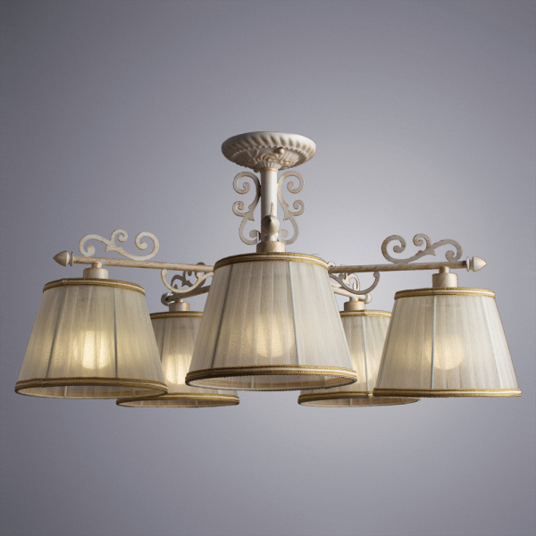 Потолочная люстра Arte Lamp JESS A9513PL-5WG