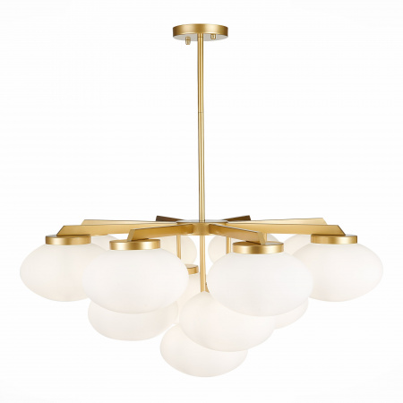 ST LUCE SL1503.203.13 Люстра потолочная ST-Luce Золотистый/Белый E27 13*40W МОДИКА