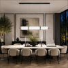 ST LUCE SL6144.413.01 Светильник подвесной ST-Luce черный/прозрачный LED 1*37W 4000K САГУАРО