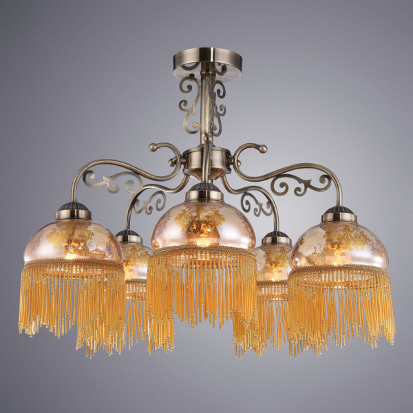 Потолочная люстра Arte Lamp PERLINA A9560PL-5AB