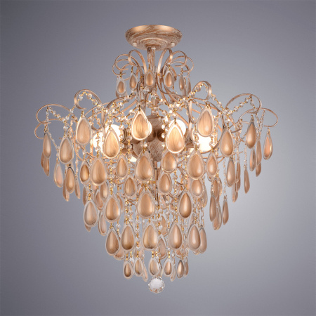 Потолочная люстра Arte Lamp SILVIA A3703PL-10GA