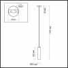 Подвес ODEON LIGHT HIGHTECH 3873/1L