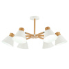 EVOLUCE SLE103702-06 Светильник потолочный Светлое дерево, Белый/Белый E27 6*60W БУШЕ