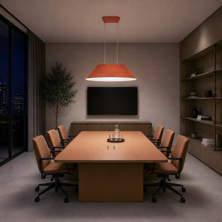 ST LUCE SL3001.723.01 Светильник подвесной ST-Luce Оранжевый,Серый/Оранжевый,Серый LED 1*12W СЕНТИТО