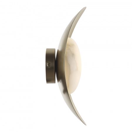 ST LUCE SL6229.201.01 Светильник настенный ST-Luce Золотистый/Алебастр LED 1*7W 3000K ПЕРИАЛ