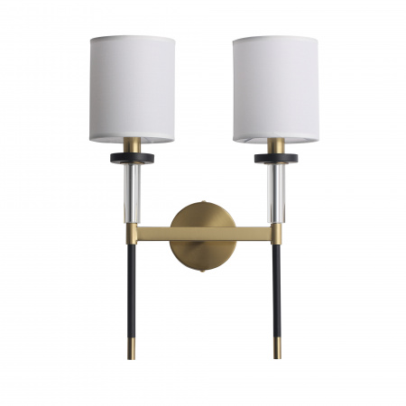 ST LUCE SL1404.301.02 Светильник настенный ST-Luce Латунь/Прозрачный E14*2 40W ВЕРИТАС