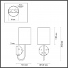 Бра ODEON LIGHT MODERN 5424/1W