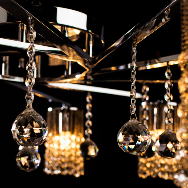 Потолочная люстра Arte Lamp CASCATA A3028PL-10CC