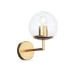 ST LUCE SL1150.201.01 Светильник настенный ST-Luce Матовое золото/Прозрачный E27 1*40W ЛИОРА