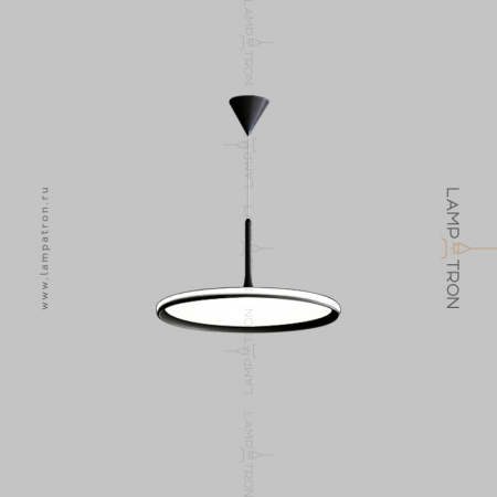 Подвесной светильник Lampatron DANIKA, Размер S. Цвет Черный. Белый свет