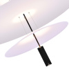 ST LUCE SL6101.413.01 Люстра подвесная ST-Luce Черный/Белый LED 1*15W 3000K ИСОЛА