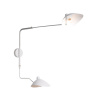 ST LUCE SL305.501.02 Светильник настенный ST-Luce Белый/Белый E27 2*60W СПРУЦЦО