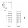 Настенный светильник ODEON LIGHT HIGHTECH 4286/2W