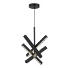 ST LUCE SL1018.413.04 Светильник подвесной ST-Luce черный/прозрачный LED 1*43W 4000K ЭВКЛИДИК