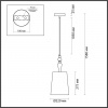 Подвес ODEON LIGHT CLASSIC 5040/1A