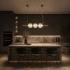 ST LUCE SL1155.313.03 Светильник подвесной ST-Luce Латунь/Коньячный E14 3*40W МАРЕНА