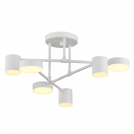 EVOLUCE SLE201052-06 Светильник потолочный Белый/Белый LED 6*7W 4000K НОБЕЛЬ