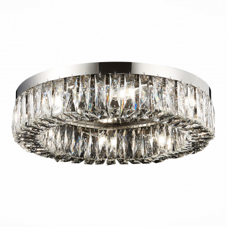 ST LUCE SL1226.102.08 Люстра потолочная ST-Luce Никель/Прозрачный E14 8*40W РИФРАЦИО