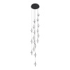 ST LUCE SL6231.403.18 Светильник подвесной ST-Luce Черный/Прозрачный LED 18*5W 4000K ЗЕНИТ