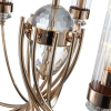 ST LUCE SL1402.203.10 Люстра подвесная ST-Luce Золото/Прозрачный E14*10 40W ЭЛЕГРА