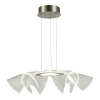 ST LUCE SL6235.103.20 Светильник подвесной ST-Luce Никель/Прозрачный LED 1*20W 4000K ФИЕРА