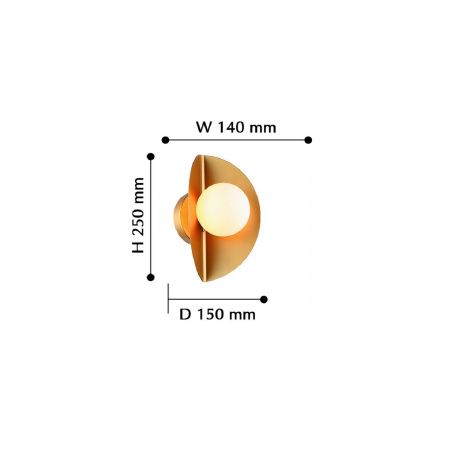 Настенный светильник Favourite Light Kernel 2366-1W
