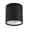ST LUCE ST165.442.12 Светильник потолочный Черный LED 1*12W 4000K 840Lm Ra>90 36° IP44 D80xH85 85-265V Накладные светильники