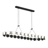 ST LUCE SL6610.403.26 Светильник подвесной ST-Luce черный/белый LED 1*50W 4000K МОНРО