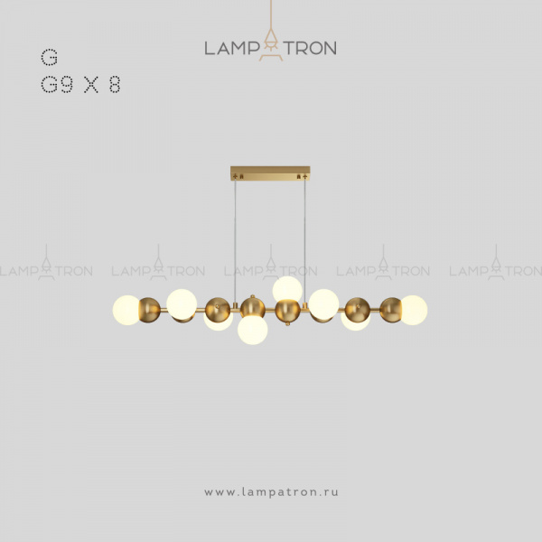 Реечный, рядный светильник Lampatron MARICA. Размер G