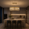 ST LUCE SL1228.203.08 Люстра подвесная ST-Luce Золотистый/Прозрачный E14 8*40W ГРОСЕТТО
