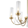 ST LUCE SL1400.303.06 Люстра подвесная ST-Luce Латунь/Латунь, Прозрачный E14 6*40W ИЛЛЮМИА