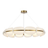 ST LUCE SL1304.203.65 Люстра подвесная ST-Luce Золотистый/Белый LED 1*65W 3000K ЭТУАЛЬ